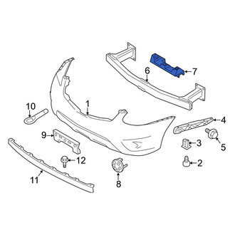 Nissan OE - Front Bumper Cover Support Rail
