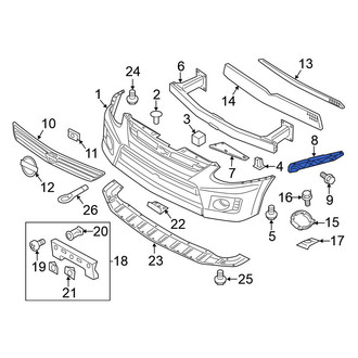 Nissan OE - Right Bumper Cover Stay