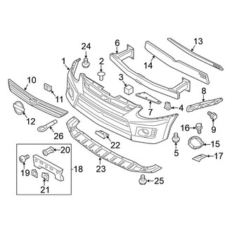 Nissan OE - Front Bumper & Grille - Bumper & Components (S Krom)