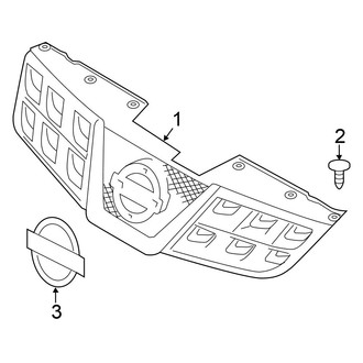 Nissan OE - Front Bumper - Grille (S / SV)