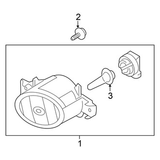 Nissan OE - Front Lamps - Fog Lamps (S Krom)