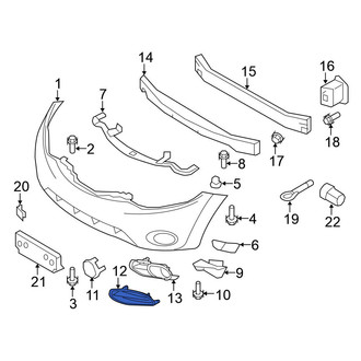 Nissan OE - Front Left Jack Plug Cover