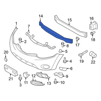Nissan OE - Front Bumper Impact Absorber