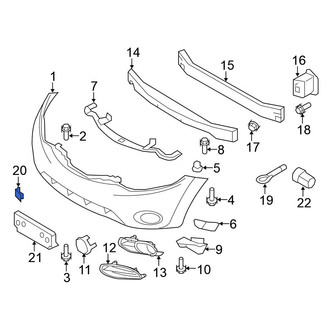 Nissan OE - Tow Eye Cap