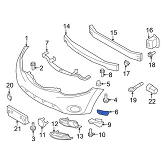 Nissan OE - Front Left Bumper Cover Bracket