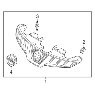 Nissan OE - Grille & Components (Sport Utility)