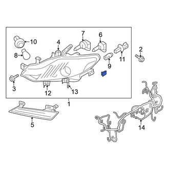 Nissan OE - Front Left Headlight