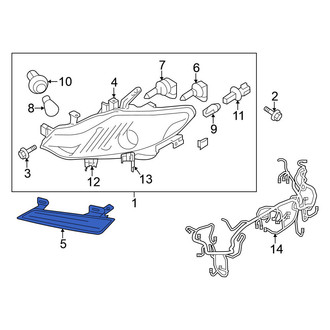 Nissan OE - Front Left Headlight Mounting Panel