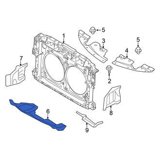 Nissan OE - Front Radiator Support Splash Shield