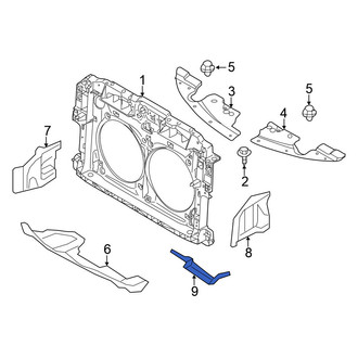 Nissan OE - Front Radiator Support Air Deflector