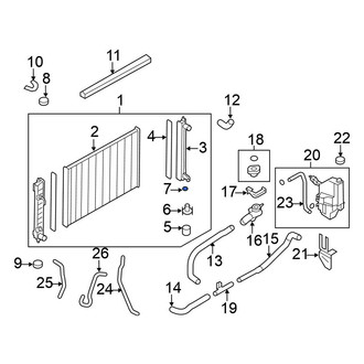 Nissan OE - Radiator Drain Plug Gasket
