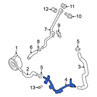 Nissan OE - Engine Oil Cooler Line
