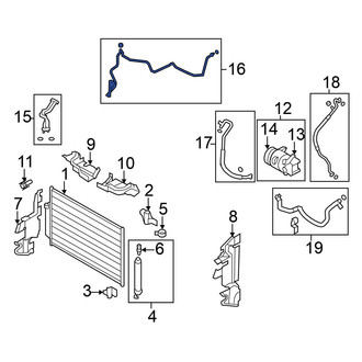 Nissan OE - A/C Refrigerant Hose