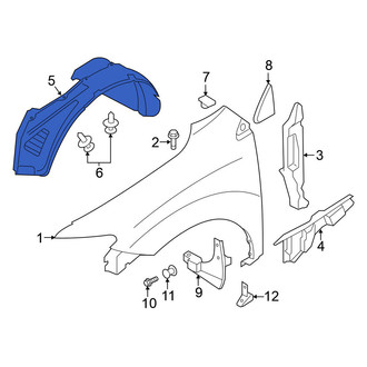 Nissan OE - Front Left Fender Splash Shield