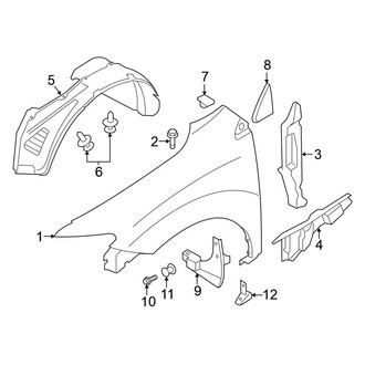 Nissan OE - Fender & Components (Sport Utility)