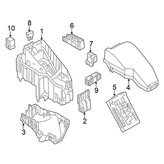 Nissan OE - Electrical - Fuse & Relay (Engine Compartment), (Sport Utility)