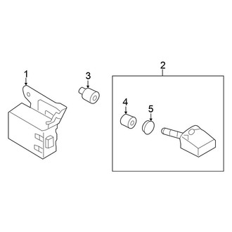Nissan OE - Electrical - Tire Pressure Monitor Components (LE / S / SL / SV)