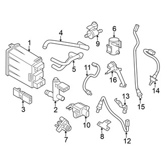 Nissan OE - Emission System - Emission Components
