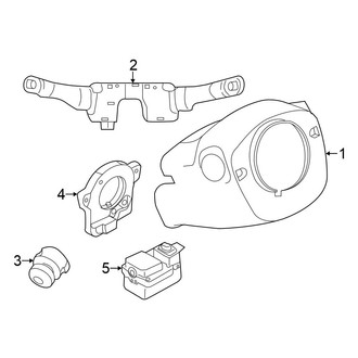 Nissan OE - Steering Column - Shroud, Switches & Levers (With Power)