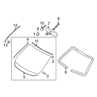 Nissan OE - Windshield - Glass