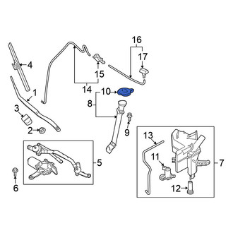 Nissan OE - Front Washer Fluid Reservoir Cap