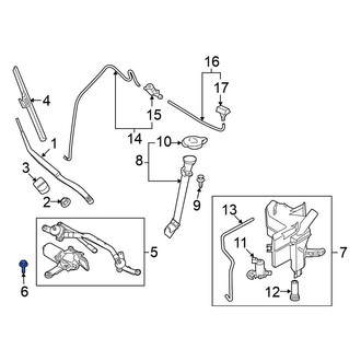 Nissan OE - Wiper Motor Bolt