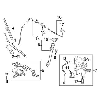 Nissan OE - Windshield - Wiper & Washer Components