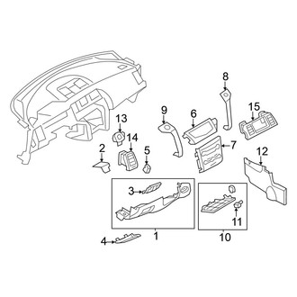 Nissan OE - Instrument Panel Components (Sport Utility)