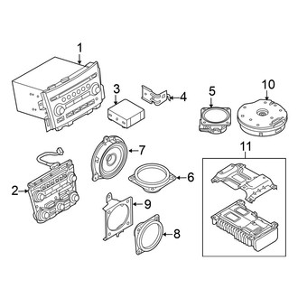 Nissan OE - Instrument Panel - Sound System (Sport Utility)