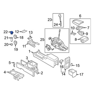 Nissan OE - Rear 12 Volt Accessory Power Outlet Housing