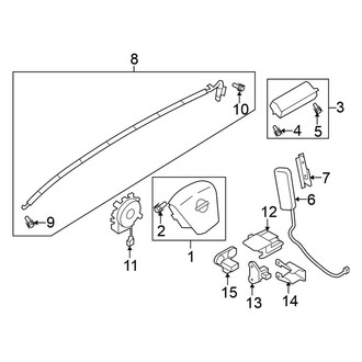 Nissan OE - Restraint Systems - Air Bag Components (Sport Utility)