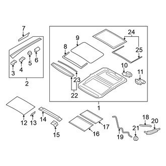Nissan OE - Roof - Sunroof (Sport Utility)