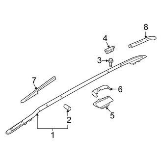 Nissan OE - Roof Rack (Sport Utility)
