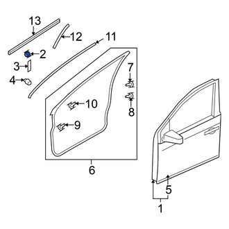 Nissan OE - Front Door Shell Grommet
