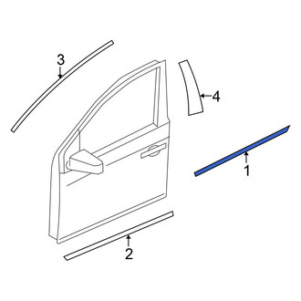 Nissan OE - Front Left Door Belt Molding