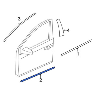 Nissan OE - Front Right Door Molding