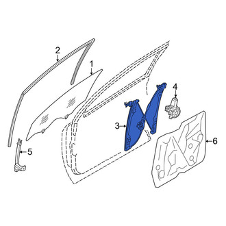 Nissan OE - Front Left Window Regulator