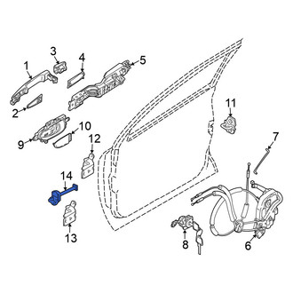 Nissan OE - Front Door Check