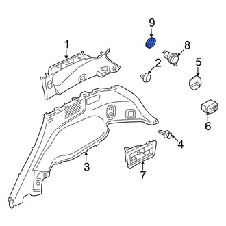 Nissan OE - Rear 12 Volt Accessory Power Outlet Housing
