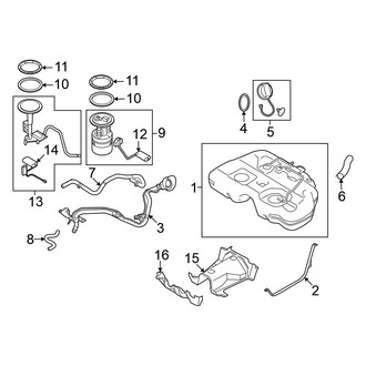 Nissan OE - Fuel System Components