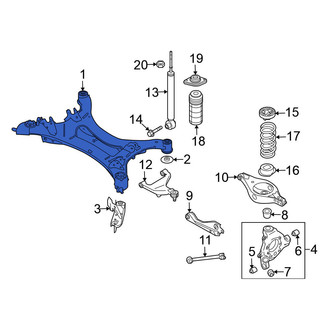 Nissan OE - Rear Suspension Subframe Crossmember