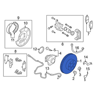 Nissan OE - Rear Disc Brake Rotor
