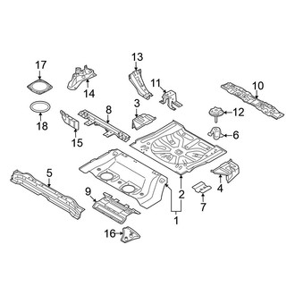 Nissan OE - Rear Body & Floor - Floor Pan (Sport Utility)