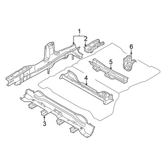 Nissan OE - Rear Body & Floor - Floor Side Members (Sport Utility)