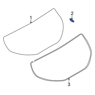 Nissan OE - Back Glass Bracket