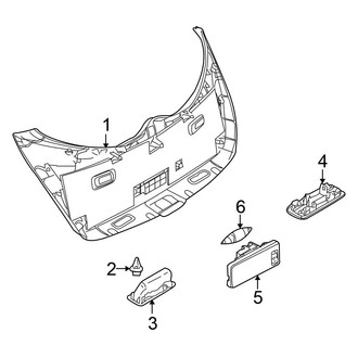 Nissan OE - Lift Gate - Interior Trim (Sport Utility)