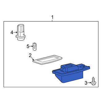 Nissan OE - Rear License Plate Light Assembly