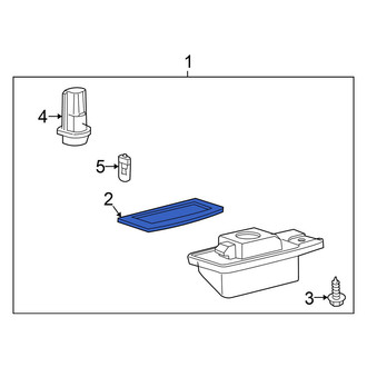 Nissan OE - License Light Lens Gasket