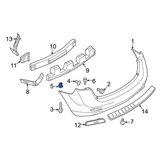 Nissan OE - Rear Bumper Cover Grommet