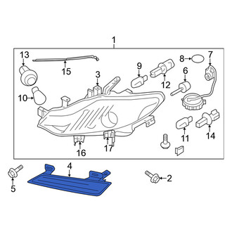 Nissan OE - Front Right Headlight Mounting Panel
